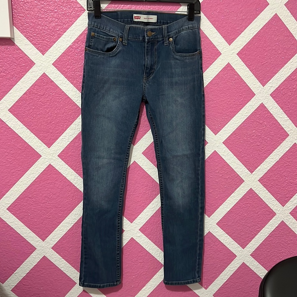 Levi’s skinny blue jeans size 16 boys
